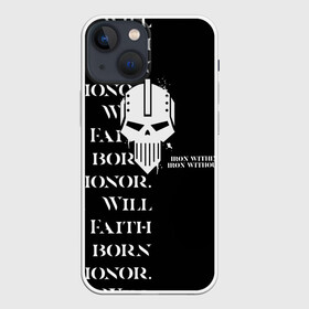 Чехол для iPhone 13 mini с принтом Боевой клич | Железные войны в Тюмени,  |  | games workshop | iron | warhammer40000 | клич | лого