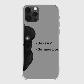 Чехол для iPhone 12 Pro Max с принтом За шкафом в Тюмени, Силикон |  | black | black and white | dark | gothic | gray | monochrome | mork2028 | shadow | готический | монохромный | морк2028 | серый | тёмный | тень | тьма | чёрно белый | чёрный