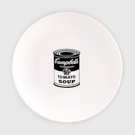 Тарелка с принтом Энди Уорхол суп Кэмпбелл в Тюмени, фарфор | диаметр - 210 мм
диаметр для нанесения принта - 120 мм | andy warhol | искусство | суп кэмпбелл | энди уорхол