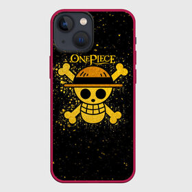 Чехол для iPhone 13 mini с принтом Веселый Роджер пиратов Соломенной Шляпы в Тюмени,  |  | anime | manga | one piece | аниме | большой куш | ван пис | весёлый роджер | вон пис | король пиратов | логотип | манга | монки д. луффи | мугивары | перекрещённый костями | пират | пиратский флаг