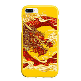 Чехол для iPhone 7Plus/8 Plus матовый с принтом Китайский Дракон, China Dragon в Тюмени, Силикон | Область печати: задняя сторона чехла, без боковых панелей | chinese dragon | dhina dragon | dragon | азиатский дракон | восточный дракон | дракон | китайские драконы | китайский дракон | красный дракон | традиционный китайский дракон | японский дракон