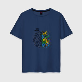Женская футболка хлопок Oversize с принтом Синк Эбаут Ит в Тюмени, 100% хлопок | свободный крой, круглый ворот, спущенный рукав, длина до линии бедер
 | алгебра | арт | геометрия | краски | математика | мем | мозги | прикол. | учителю