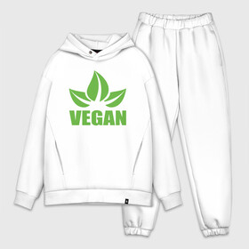 Мужской костюм хлопок OVERSIZE с принтом Веган в Тюмени,  |  | green | greenpaece | nature | sport | vegan | yoga | веган | вегетарианец | гринпис | еда | животные | жизнь | здоровье | зеленый | йога | мир | овощи | пища | планета | природа | растение | спорт | тело | фрукты