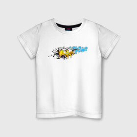 Детская футболка хлопок с принтом Орел 3D в Тюмени, 100% хлопок | круглый вырез горловины, полуприлегающий силуэт, длина до линии бедер | eagle | орел | орленок | орлиный взгляд | птица | птичка | хищная птица