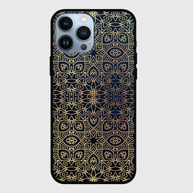Чехол для iPhone 13 Pro Max с принтом ПерсидСкие Узоры в Тюмени,  |  | абстракция | золотистая | золото | узор | узоры