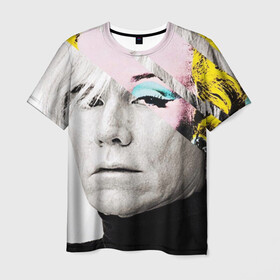 Мужская футболка 3D с принтом Энди Уорхол | Andy Warhol в Тюмени, 100% полиэфир | прямой крой, круглый вырез горловины, длина до линии бедер | andy warhol | художник | энди уорхол