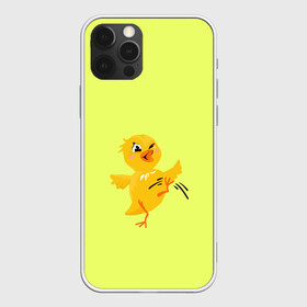 Чехол для iPhone 12 Pro Max с принтом Яркий цыпленок в Тюмени, Силикон |  | Тематика изображения на принте: курочка | птица | птичка | цыпленок