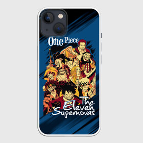 Чехол для iPhone 13 с принтом One Piece | The Eleven Supernovas в Тюмени,  |  | Тематика изображения на принте: anime | manga | monkey d. luffy | one piece | аниме | большой куш | ван пис | вон пис | гол д. роджер | король пиратов | луфи | луффи | манга | манки д. луффи | нами | пират | портгас д. эйс | ророноа зоро | соломенная шляпа