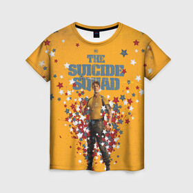 Женская футболка 3D с принтом Rick Flag в Тюмени, 100% полиэфир ( синтетическое хлопкоподобное полотно) | прямой крой, круглый вырез горловины, длина до линии бедер | dc | peacemaker . миротворец | rick flag | squad | suicide squad | vdkarsvet | джоэл киннаман | миссия навылет | отряд | рик флэг