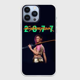 Чехол для iPhone 13 Pro Max с принтом CYBERPUNK 2077 | КИБЕРПАНК (Z) в Тюмени,  |  | cd project red | cyberpunk 2077 | demon | keanu reeves | samurai | smile | vi | арасака | ви | демон | киану ривз | киберпанк 2077 | найт сити | самураи | смайл