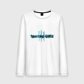Мужской лонгслив хлопок с принтом Three Days Grace Logo в Тюмени, 100% хлопок |  | alternative | metall | music | rock | three days grace | альтернатива | металл | музыка | рок | три дэйс грэйс