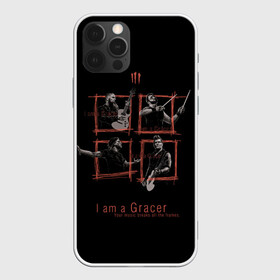 Чехол для iPhone 12 Pro с принтом I am a Gracer в Тюмени, силикон | область печати: задняя сторона чехла, без боковых панелей | alternative | metall | music | rock | three days grace | адам гонтье | альтернатива | металл | музыка | рок | три дэйс грэйс
