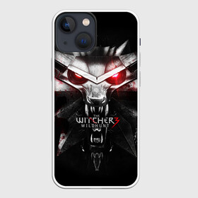 Чехол для iPhone 13 mini с принтом THE WITCHER LOGO в Тюмени,  |  | logo | the witcher | ведьмак | зе витчер | игра | компьютерная игра | лого | логотип