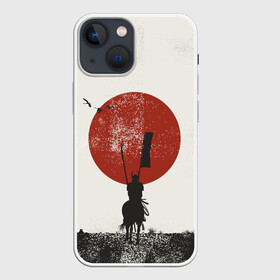 Чехол для iPhone 13 mini с принтом Самурай на коне в Тюмени,  |  | samurai | буси | воин | конь | самурай | философия | япония
