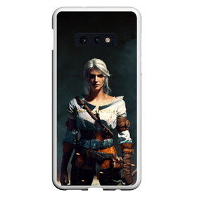 Чехол для Samsung S10E с принтом THE WITCHER CIRI в Тюмени, Силикон | Область печати: задняя сторона чехла, без боковых панелей | the witcher | ведьмак | зе витчер | игра | компьютерная игра