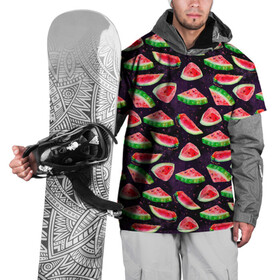 Накидка на куртку 3D с принтом Арбузное лето в Тюмени, 100% полиэстер |  | Тематика изображения на принте: абстракция | арбуз | арбузы | дольки | летняя | лето | паттерн | текстуры | узоры