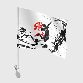 Флаг для автомобиля с принтом Волейбол!! в Тюмени, 100% полиэстер | Размер: 30*21 см | anime | haikyu | manga | аниме | волейбол | манга | хината | шоё хината