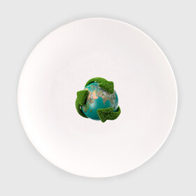 Тарелка с принтом Чистая планета в Тюмени, фарфор | диаметр - 210 мм
диаметр для нанесения принта - 120 мм | зеленая планета | переработка | планета | сортировка | сортировка мусора | стрелочки | чистая планета | экология