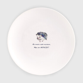 Тарелка с принтом Ёжик в Тюмени, фарфор | диаметр - 210 мм
диаметр для нанесения принта - 120 мм | действие | ёж | ёжик | зверь | призыв