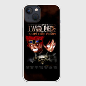 Чехол для iPhone 13 с принтом Two Piece. ESCAPE FROM PRISON в Тюмени,  |  | anime | manga | monkey d. luffy | one piece | аниме | арудж | бейзил хокинс | большой куш | ван пис | вон пис | луфи | луффи | манга | манки д. луффи | пират | ророноа зоро | скретчмен апу | соломенная шляпа