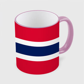 Кружка с полной запечаткой с принтом Норвегия | Флаг Норвегии в Тюмени, керамика | ёмкость 330 мл | красный | линии | норвегии | норвегия | синий | флаг | флаг норвегии