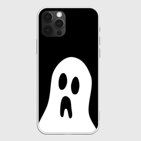 Чехол для iPhone 12 Pro Max с принтом Привидение в Тюмени, Силикон |  | белый призрак | минимализм | привидение | призрак | рисунок | сверхъестественное