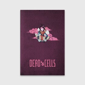Обложка для паспорта матовая кожа с принтом Dead Cells Pink в Тюмени, натуральная матовая кожа | размер 19,3 х 13,7 см; прозрачные пластиковые крепления | cell | cells | dead | dead cells | game | gamer | games | metroidvania | roguelike | игра | игры