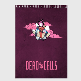 Скетчбук с принтом Dead Cells Pink в Тюмени, 100% бумага
 | 48 листов, плотность листов — 100 г/м2, плотность картонной обложки — 250 г/м2. Листы скреплены сверху удобной пружинной спиралью | cell | cells | dead | dead cells | game | gamer | games | metroidvania | roguelike | игра | игры