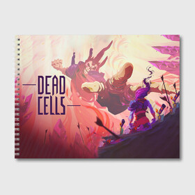 Альбом для рисования с принтом Battle Dead Cells в Тюмени, 100% бумага
 | матовая бумага, плотность 200 мг. | Тематика изображения на принте: cell | cells | dead | dead cells | game | gamer | games | metroidvania | roguelike | игра | игры