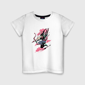 Детская футболка хлопок с принтом Pink cloud Dead Cells в Тюмени, 100% хлопок | круглый вырез горловины, полуприлегающий силуэт, длина до линии бедер | Тематика изображения на принте: cell | cells | dead | dead cells | game | gamer | games | metroidvania | roguelike | игра | игры