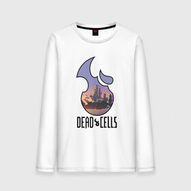 Мужской лонгслив хлопок с принтом Dead Cells logo landscape в Тюмени, 100% хлопок |  | cell | cells | dead | dead cells | game | gamer | games | metroidvania | roguelike | игра | игры