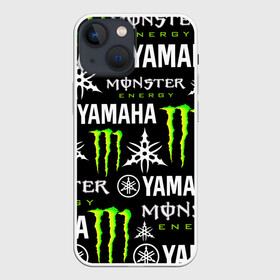 Чехол для iPhone 13 mini с принтом YAMAHA X MONSTER   SPORT в Тюмени,  |  | monster energy | motorcycle | yamaha | yzf r6 | байк | байкер | зеленый | монстер | мотоспорт | мототехника | мотоцикл | мотоциклист | скутер | энергетик. | ямаха