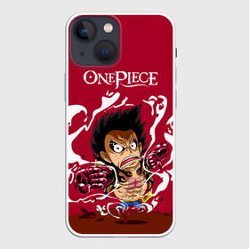 Чехол для iPhone 13 mini с принтом One Piece. Луффи в ярости в Тюмени,  |  | anime | manga | monkey d. luffy | one piece | аниме | большой куш | ван пис | вон пис | капитан | король пиратов | луси | луфи | луффи | луффи но уми | луффи таро | манга | манки д. луффи | мугивара | пират | пятый император