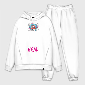 Мужской костюм хлопок OVERSIZE с принтом KEEP CALM and HEAL | Tony Tony Chopper в Тюмени,  |  | one piece | tony tony chopper | аниме | большой куш | ван пис | великий флот | вон пис | врач | любитель сладкой ваты | манга | ниндзя пирато минко самурайский альянс | пират | пираты соломенной шляпы