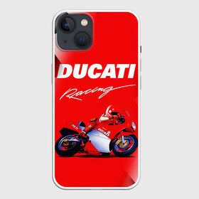 Чехол для iPhone 13 с принтом DUCATI   ДУКАТИ   RACING в Тюмени,  |  | ducati | motorcycle | motosport | racing | speed | sport | байк. | гонки | двигатель | дукати | мото | мотокросс | мотоспорт | мототриал | мотоцикл | скорость | спорт