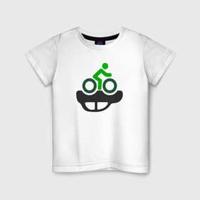 Детская футболка хлопок с принтом Осовбодите город в Тюмени, 100% хлопок | круглый вырез горловины, полуприлегающий силуэт, длина до линии бедер | Тематика изображения на принте: велосипед | город | пробки | транспорт | экология