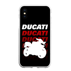 Чехол для iPhone XS Max матовый с принтом DUCATI / ДУКАТИ / SPORT в Тюмени, Силикон | Область печати: задняя сторона чехла, без боковых панелей | ducati | motorcycle | motosport | racing | speed | sport | байк. | гонки | двигатель | дукати | мото | мотокросс | мотоспорт | мототриал | мотоцикл | скорость | спорт