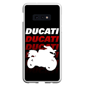 Чехол для Samsung S10E с принтом DUCATI / ДУКАТИ / SPORT в Тюмени, Силикон | Область печати: задняя сторона чехла, без боковых панелей | ducati | motorcycle | motosport | racing | speed | sport | байк. | гонки | двигатель | дукати | мото | мотокросс | мотоспорт | мототриал | мотоцикл | скорость | спорт