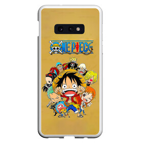 Чехол для Samsung S10E с принтом Персонажи One Piece. Большой куш в Тюмени, Силикон | Область печати: задняя сторона чехла, без боковых панелей | anime | manga | monkey d. luffy | one piece | аниме | большой куш | ван пис | вон пис | гол д. роджер | кайдо | король пиратов | луфи | луффи | манга | манки д. луффи | нами | нико робин | пират | портгас д. эйс | ророноа зоро