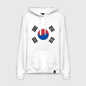 Женская толстовка хлопок с принтом Корея | Корейский флаг в Тюмени, френч-терри, мягкий теплый начес внутри (100% хлопок) | карман-кенгуру, эластичные манжеты и нижняя кромка, капюшон с подкладом и шнурком | буква | герб | знак | иероглифы | корейский | корейский флаг | корея | символ | символы | флаг | флаг кореи | эмблема | эмблемма