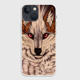 Чехол для iPhone 13 mini с принтом Красивая Волчица в Тюмени,  |  | волк | волчица | дикий зверь | зверь | красивая волчица | рисунок