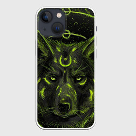 Чехол для iPhone 13 mini с принтом Эзотерический Волк в Тюмени,  |  | волк | красивый волк | рисунок | эзотерика | эзотерический волк