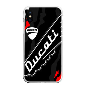 Чехол для iPhone XS Max матовый с принтом DUCATI / ДУКАТИ / SPORT в Тюмени, Силикон | Область печати: задняя сторона чехла, без боковых панелей | Тематика изображения на принте: ducati | motorcycle | motosport | racing | speed | sport | байк. | гонки | двигатель | дукати | мото | мотокросс | мотоспорт | мототриал | мотоцикл | скорость | спорт