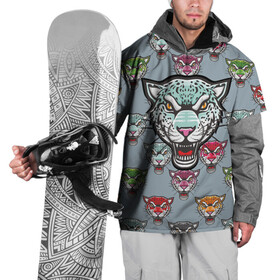 Накидка на куртку 3D с принтом Леопард в Тюмени, 100% полиэстер |  | Тематика изображения на принте: leopard | panthera | барс | большая кошка | животные | звери | кошки | леопард | морды | пантера | паттерн | пятна | хищники