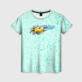 Женская футболка 3D с принтом Орел в Тюмени, 100% полиэфир ( синтетическое хлопкоподобное полотно) | прямой крой, круглый вырез горловины, длина до линии бедер | eagle | орел | орленок | орлиный взгляд | птица | птичка | хищная птица