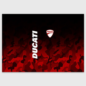 Поздравительная открытка с принтом DUCATI | ДУКАТИ КАМУФЛЯЖ в Тюмени, 100% бумага | плотность бумаги 280 г/м2, матовая, на обратной стороне линовка и место для марки
 | Тематика изображения на принте: camo | camouflage | ducati | military | moto | motocycle | racing | sport | дукати | камуфляж | милитари | мото | мотоспорт | мотоцикл | рейсинг | спорт