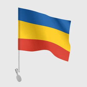 Флаг для автомобиля с принтом Флаг казаков России в Тюмени, 100% полиэстер | Размер: 30*21 см | герб | герб казаков | знак | казак | казаки | флаг | флаг донских казаков | флаг запорожских казаков | флаг казаков | флаг казаков кубани | флаг казаков россии | флаг кубанских казаков