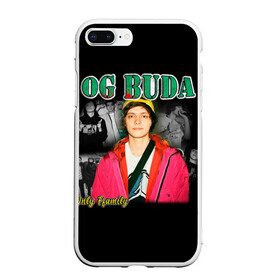 Чехол для iPhone 7Plus/8 Plus матовый с принтом OG BUDA в Тюмени, Силикон | Область печати: задняя сторона чехла, без боковых панелей | Тематика изображения на принте: buda | og buda | ог буда | реп | репер