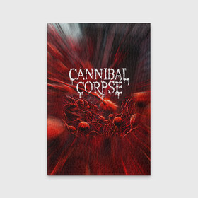 Обложка для паспорта матовая кожа с принтом Blood Cannibal Corpse | Труп Каннибала (Z) в Тюмени, натуральная матовая кожа | размер 19,3 х 13,7 см; прозрачные пластиковые крепления | cannibal | cannibal corpse | corpse | death metal | deathgrind | алекс уэбстер | брутальный дэт метал | дэт метал | дэтграйнд | пол мазуркевич | роб барретт | труп каннибала