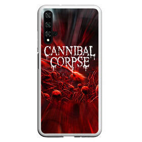 Чехол для Honor 20 с принтом Blood Cannibal Corpse | Труп Каннибала (Z) в Тюмени, Силикон | Область печати: задняя сторона чехла, без боковых панелей | cannibal | cannibal corpse | corpse | death metal | deathgrind | алекс уэбстер | брутальный дэт метал | дэт метал | дэтграйнд | пол мазуркевич | роб барретт | труп каннибала